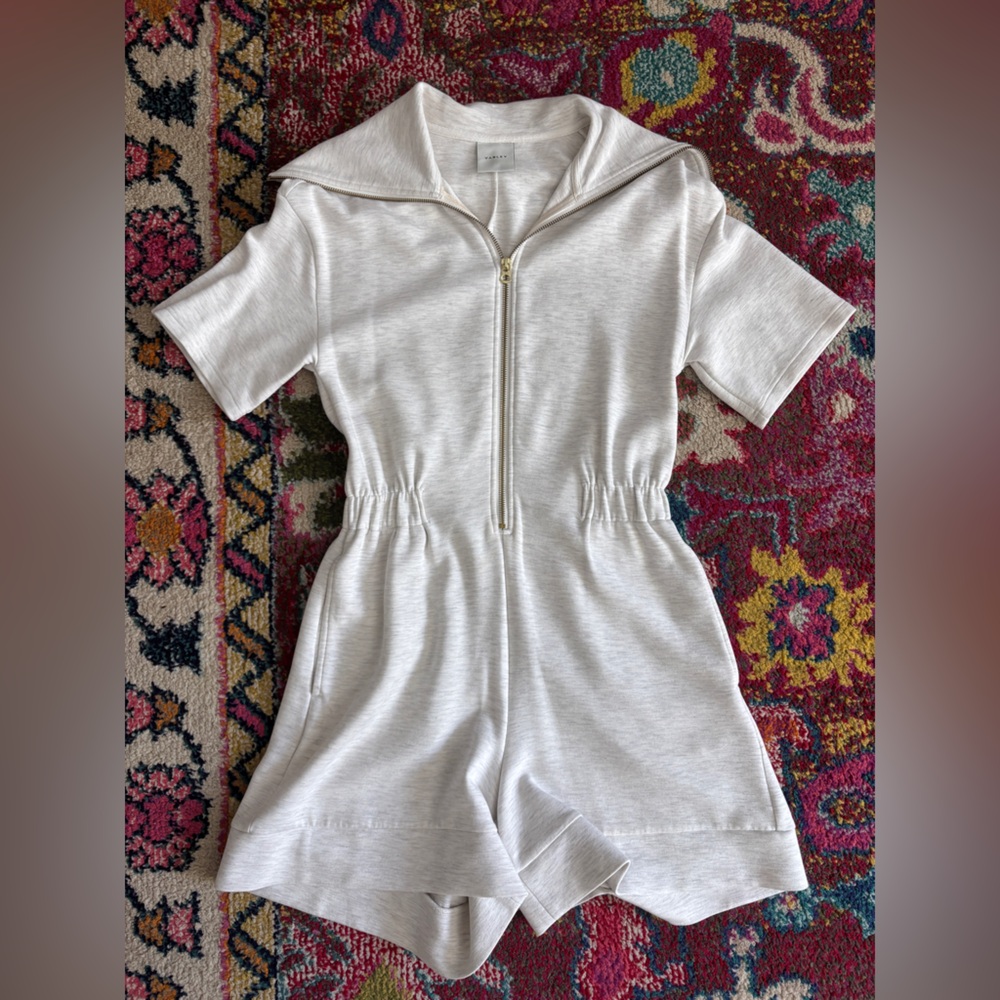 Varley Zip-Up Romper